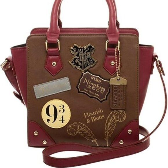 Bioworld Harry Potter 9 3/4 Deluxe Mini Brief Handbag Purse Satchel​